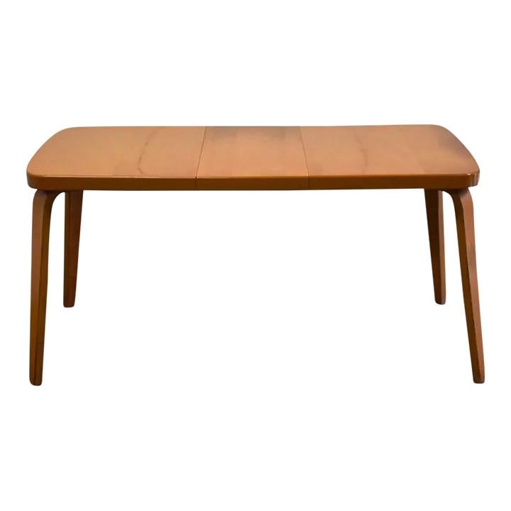 Mid Century Modern Curly Maple Dining Table by Thaden Jordan (1 of 9)