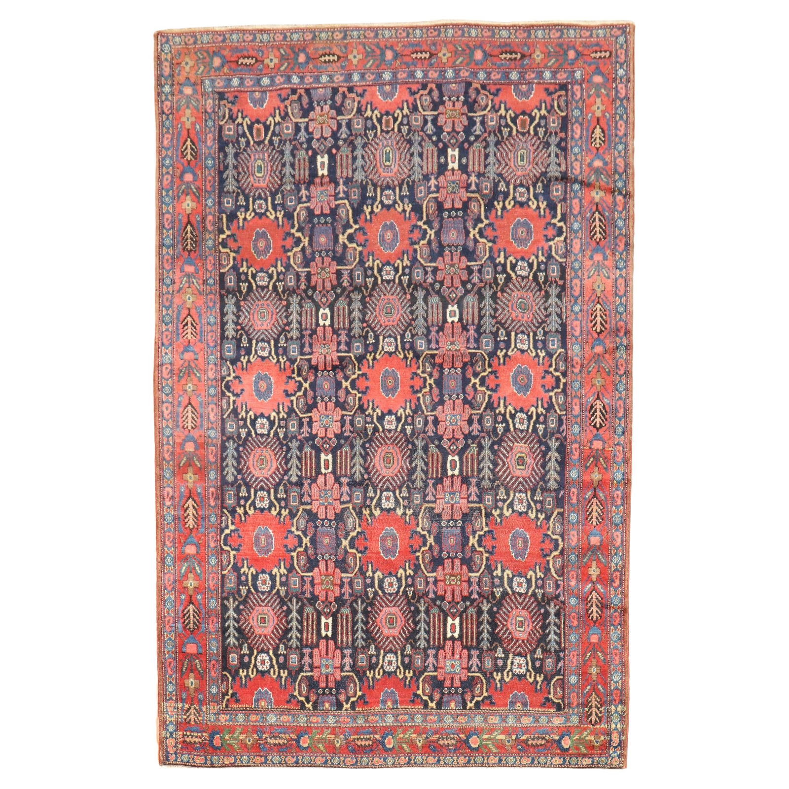 Zabihi Collection Hand-Woven Persian Senneh Accent Rug 54 x 78 Inches (1 of 8)