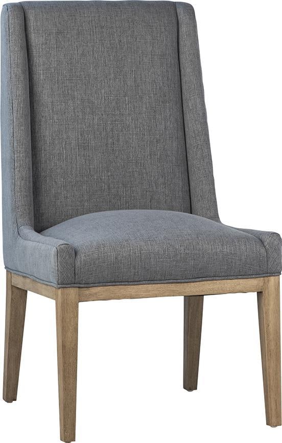 Transitional Gray Dining Chair with Rubberwood Legs (1 of 1)
