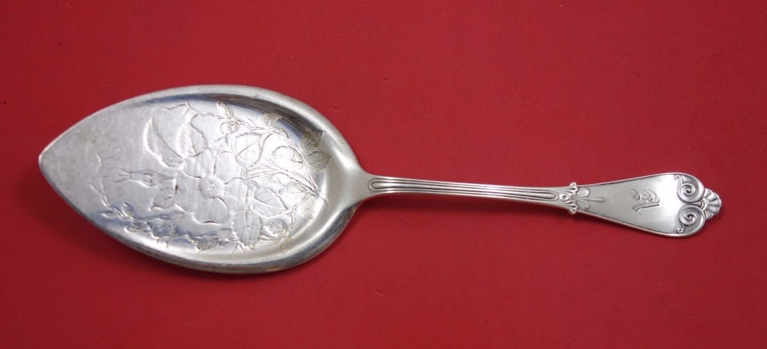 Tiffany & Co Beekman Sterling Silver Pie Server with Floral Design (1 of 1)