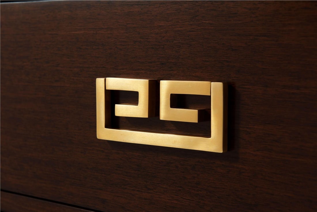 Rectangular Marble Veneer Commode Alexa Hampton Design by Theodore Alexander - 4