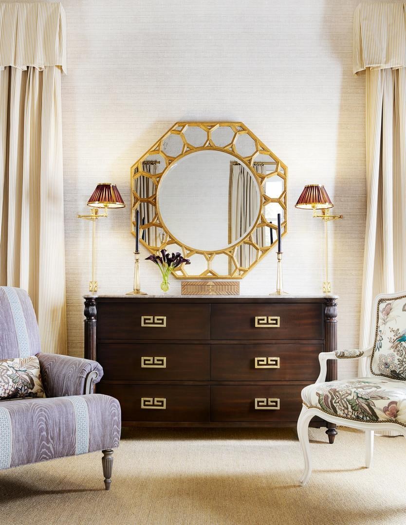 Rectangular Marble Veneer Commode Alexa Hampton Design by Theodore Alexander - 5