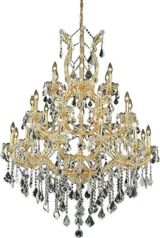Maria Theresa 28-Light Gold Chandelier Royal-Cut Crystal UL-Listed: Maria Theresa 28-Light Gold Chandelier Royal-Cut Crystal UL-Listed Illuminate your space with the exquisite Maria Theresa Gold Chandelier, a stunning bowl chandelier that showcases sophisticated elega