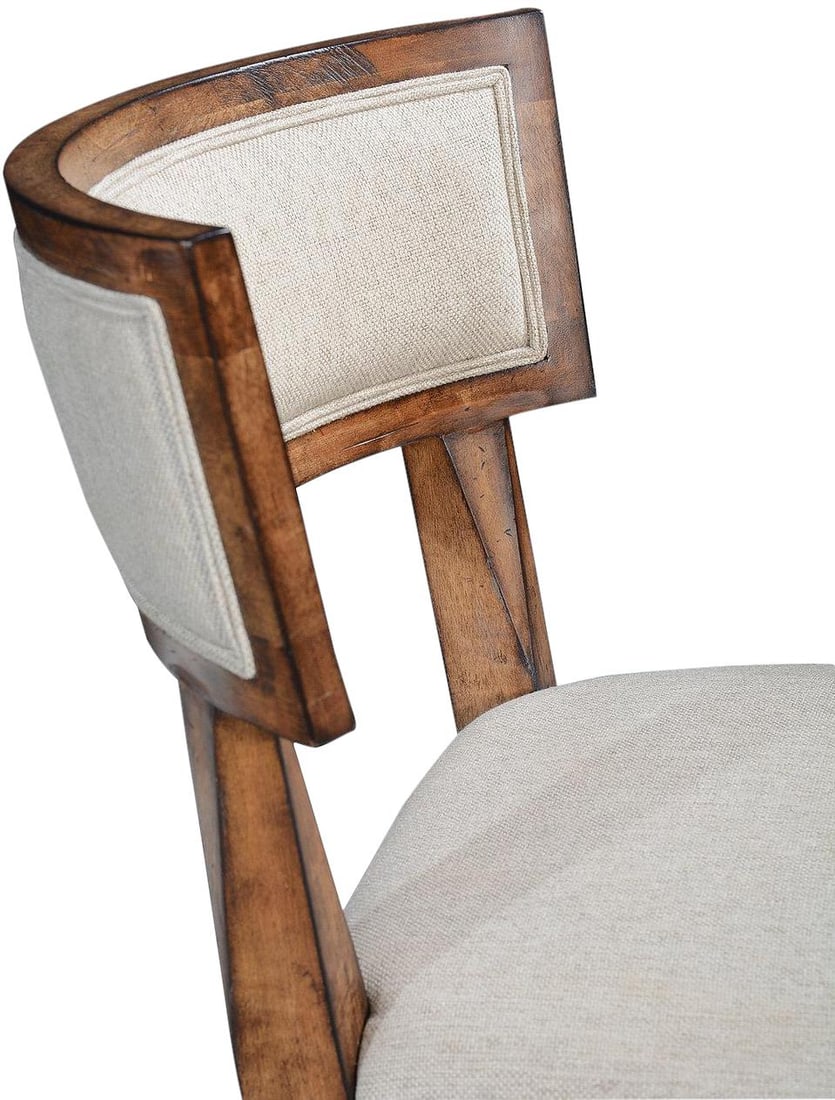 USA-Made Soho Bar Stool Mid-Century Modern Performance Fabric (1 of 5)