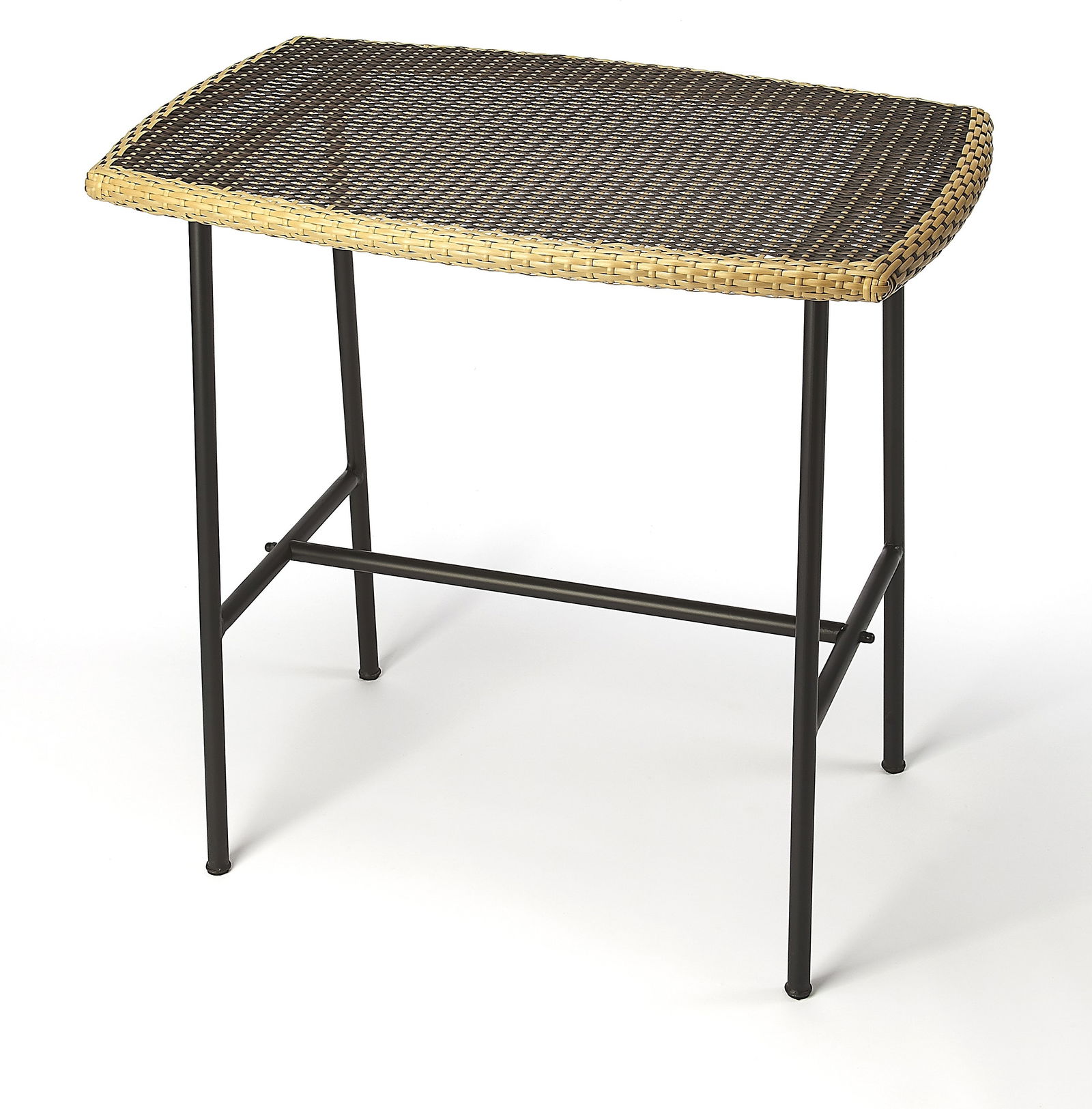 Butler Specialty Freeport Tropical Pub Table Brown Multi Finish: Butler Specialty Freeport Tropical Pub Table Brown Multi Finish Elevate your outdoor entertaining with the Butler Specialty Pub Table, designed in a charming tropical style. This table combines a stur