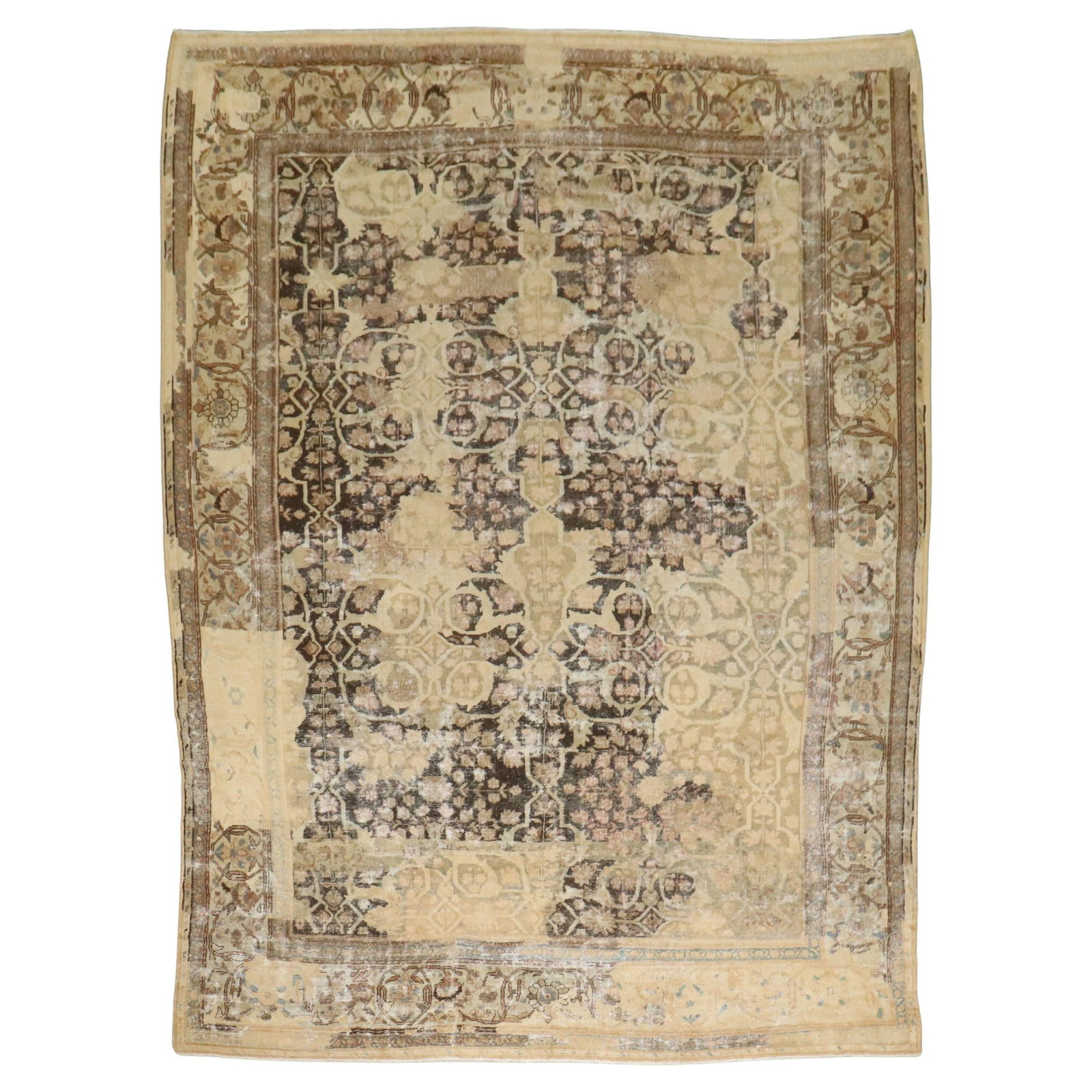 Antique Persian Sultanabad Rug 1890s Restored Wool 10'8" x 14'2" (1 of 18)