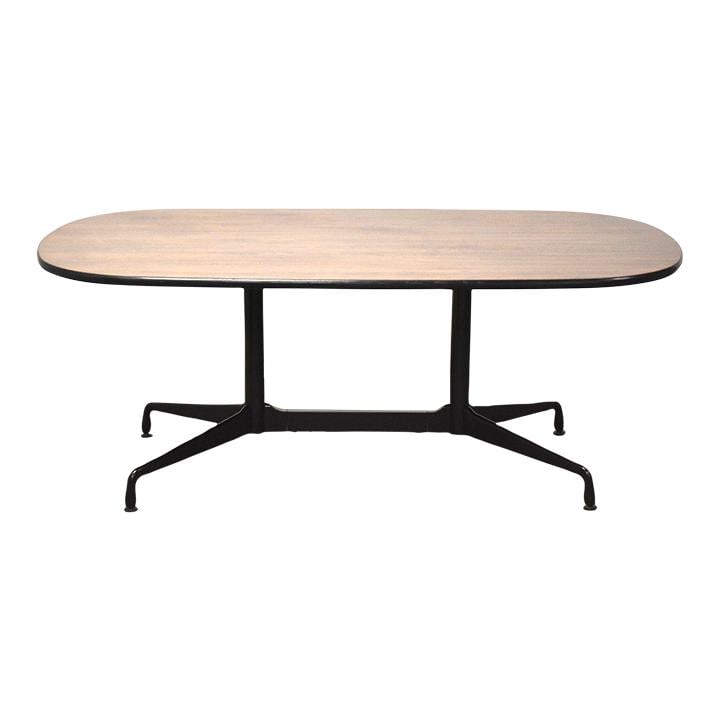 Eames Rosewood Aluminum Group Dining Table by Herman Miller (1 of 9)