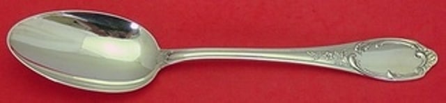 Buccellati Monte Mario 800 Silver Vegetable Serving Spoon 10 1/8 in Early MC Mark (1 of 2)