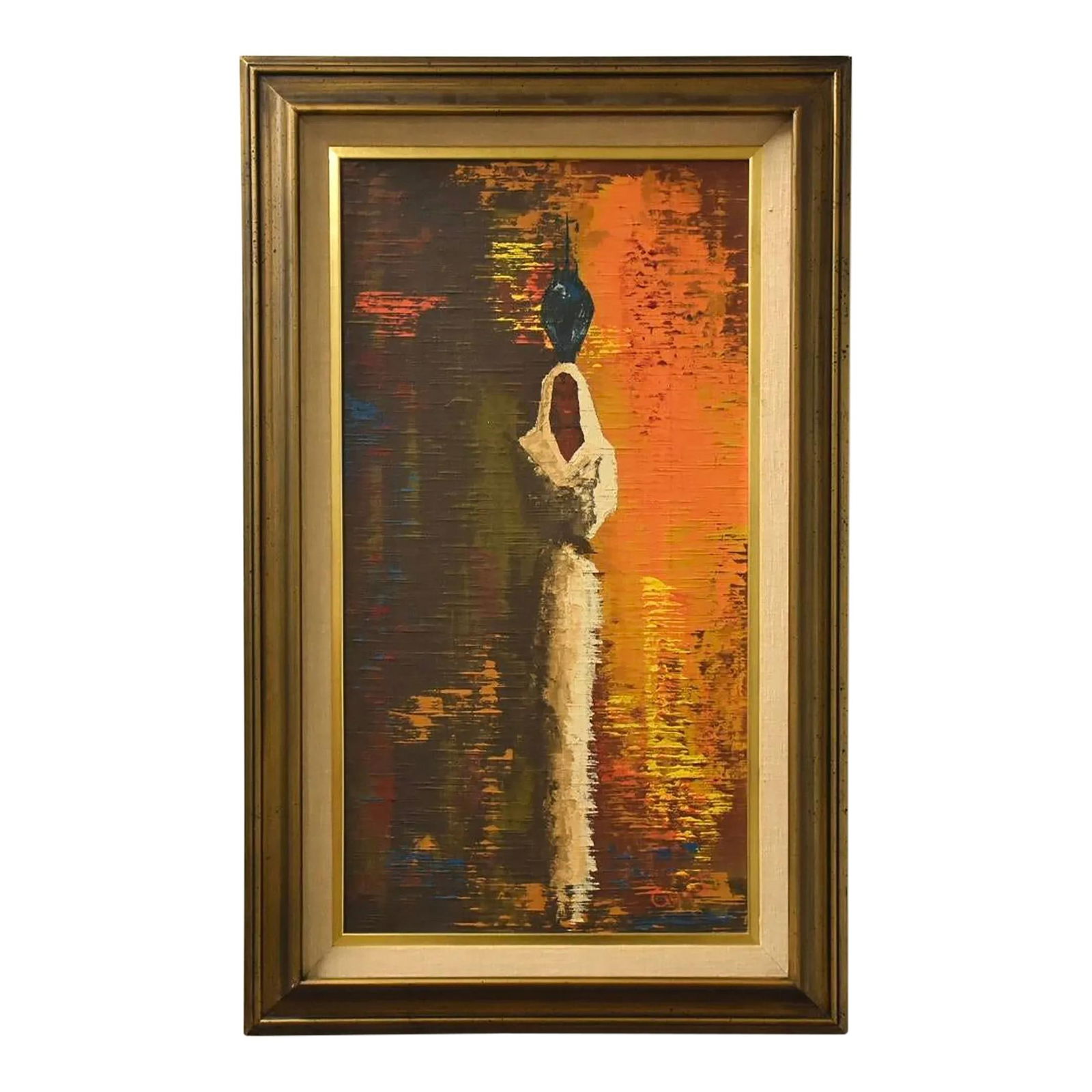 1960s Oil Painting by Jacques Henri Guyot Signed French Artist (1 of 3)