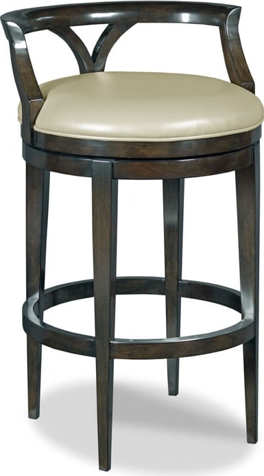 Woodbridge Salinas Bar Stool Upholstered Seat Nickel Finish (1 of 1)