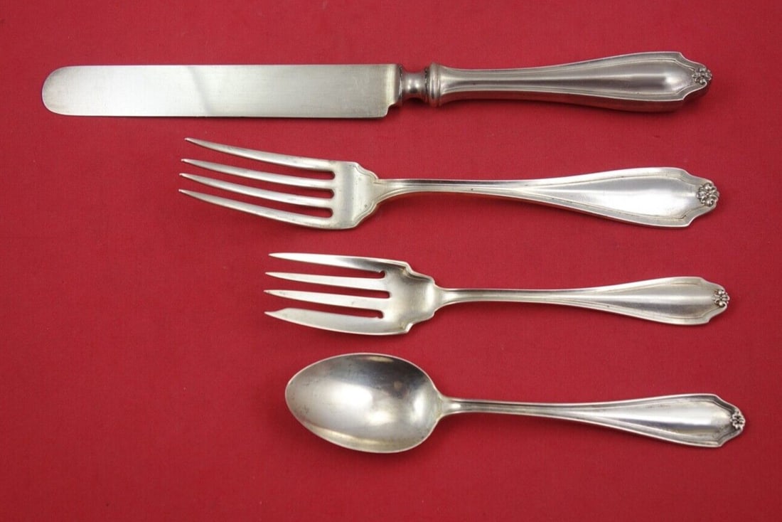 Whiting Stratford Sterling Silver 4-Piece Dinner Set (1 of 2)
