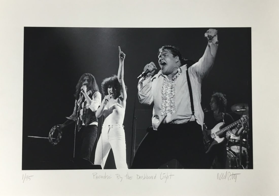 Neil Portnoy Signed Limited Edition Giclee Meat Loaf 14 x 20: Neil Portnoy Signed Limited Edition Giclee Meat Loaf 14 x 20 This stunning giclee print titled "Paradise by the Dashboard Light" features the iconic imagery associated with Meat Loaf, created by the t