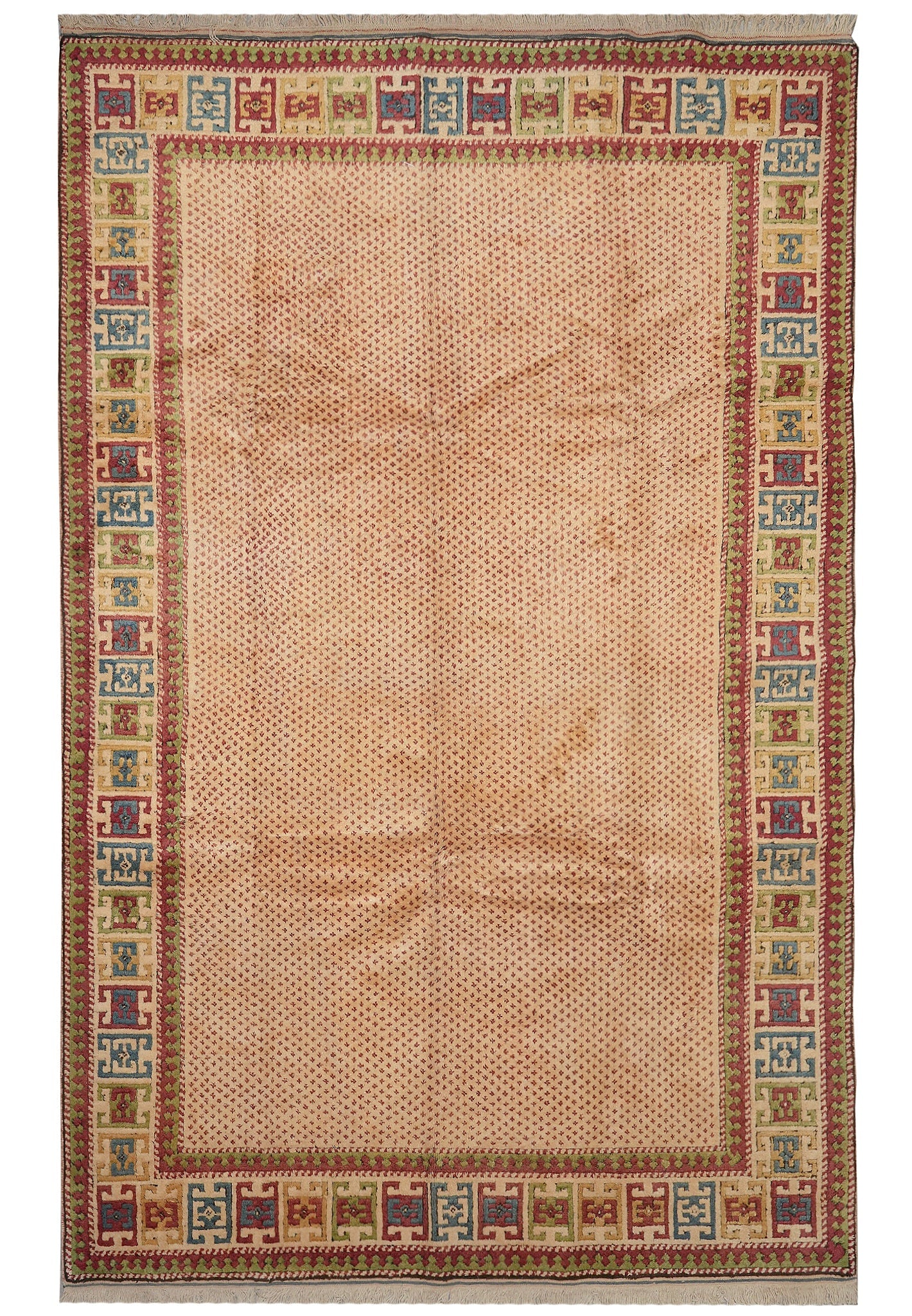 Persian Tribal Kurdish Saraband Mir Rug 7.8 x 11.7: Persian Tribal Kurdish Saraband Mir Rug 7.8 x 11.7 Free continental US Shipping This Persian tribal Kurdish rug features the classic Saraband Mir design, known for its intricate repeating patterns and