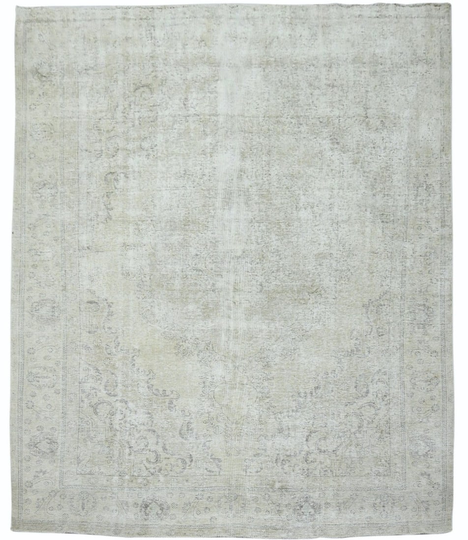 Vintage 9'4 x 12'6 Hand-Knotted Antique Oriental Rug Floral Design Wool (1 of 16)