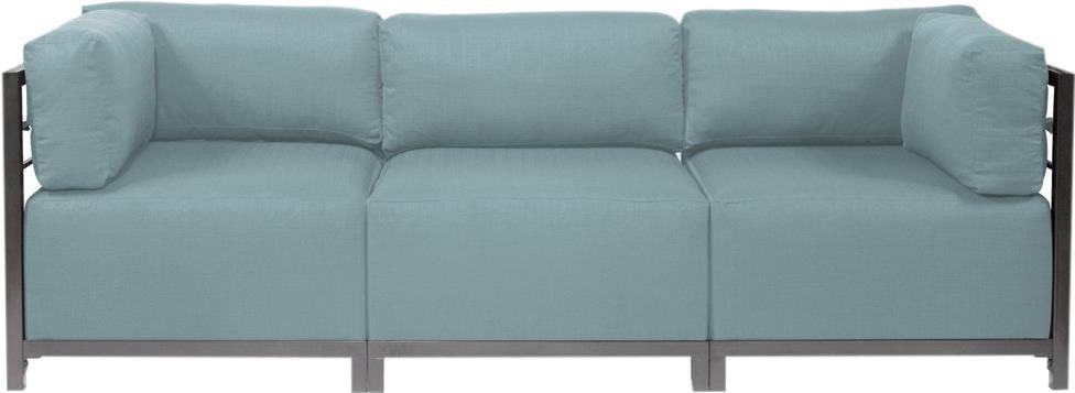 Howard Elliott Sterling Axis Blue Sectional Contemporary Design (1 of 1)