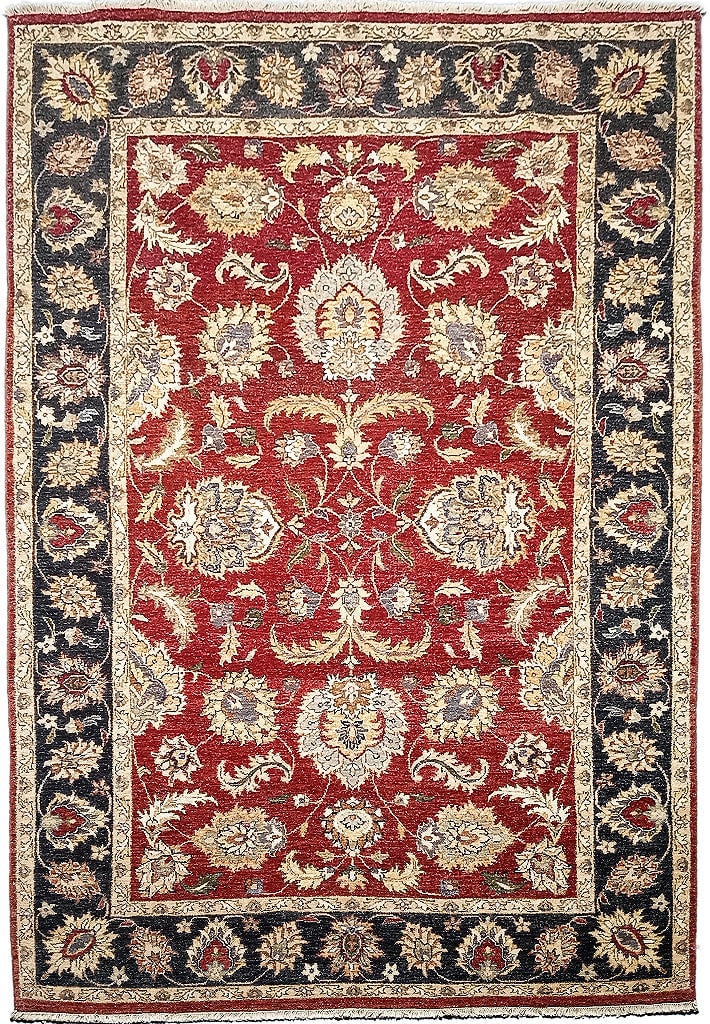 8.7 x 11.6 Hand-Knotted Vegetable Dyed Chobi Rug from India: 8.7 x 11.6 Hand-Knotted Vegetable Dyed Chobi Rug from India Free continental US Shipping Enhance your living space with this stunning Vegetable Dyed Chobi Rug, measuring 8.7 x 11.6 feet. This exquisit