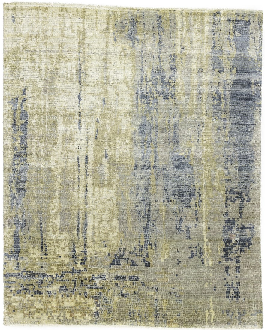 Hand-Knotted Multicolored Abstract Saree Silk Rug 8'2 x 10'0 Modern Style: Hand-Knotted Multicolored Abstract Saree Silk Rug 8'2 x 10'0 Modern Style Enhance your living space with this stunning hand-knotted multicolored abstract rug, perfectly blending modern style with trad