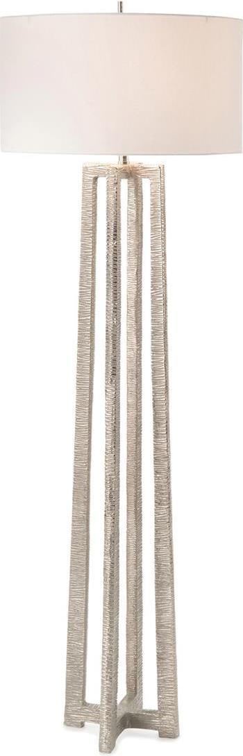 Mid-Century Modern Four Column Floor Lamp by John-Richard Nickel Finish (1 of 1)