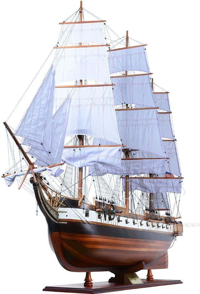 Extra-Large U.S.S. Constellation Model Nautical Wood Display (1 of 6)