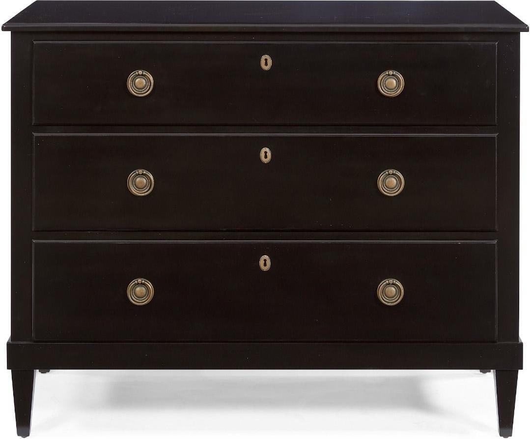 Woodbridge Adams Rectangle Wood Dresser in Black 35H 44W 20D (1 of 5)