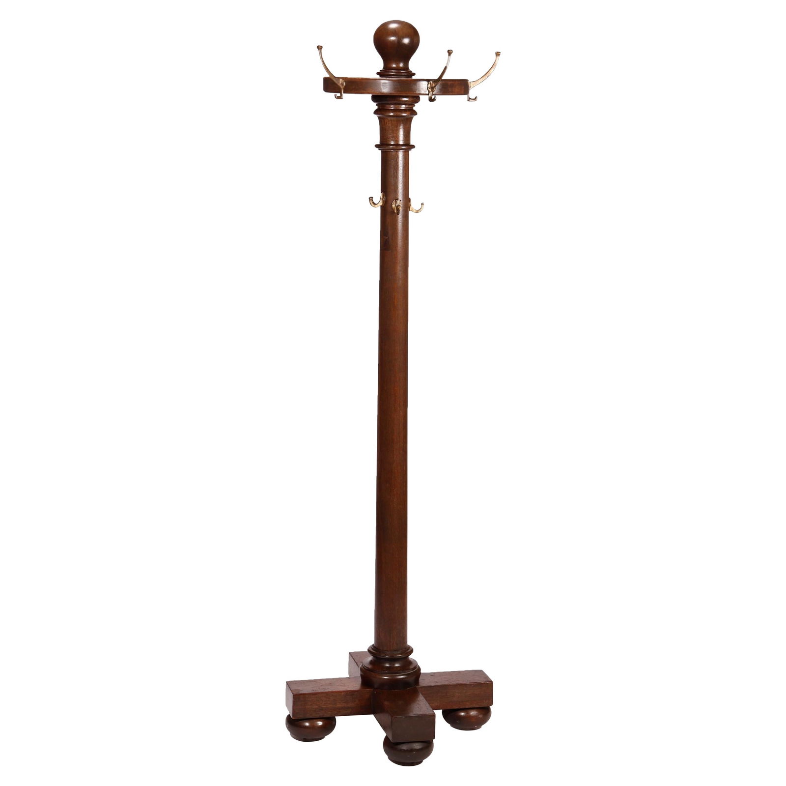 Vintage Arts and Crafts Mahogany Hall Hat Rack circa 1910 (1 of 17)