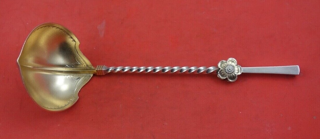 Gorham Twist #35 Sterling Silver Gravy Ladle 8 1/2 inches (1 of 2)
