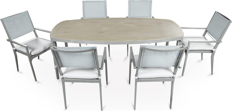 Woodbridge Amalfi Art Deco Stackable Metal Dining Chair (1 of 10)