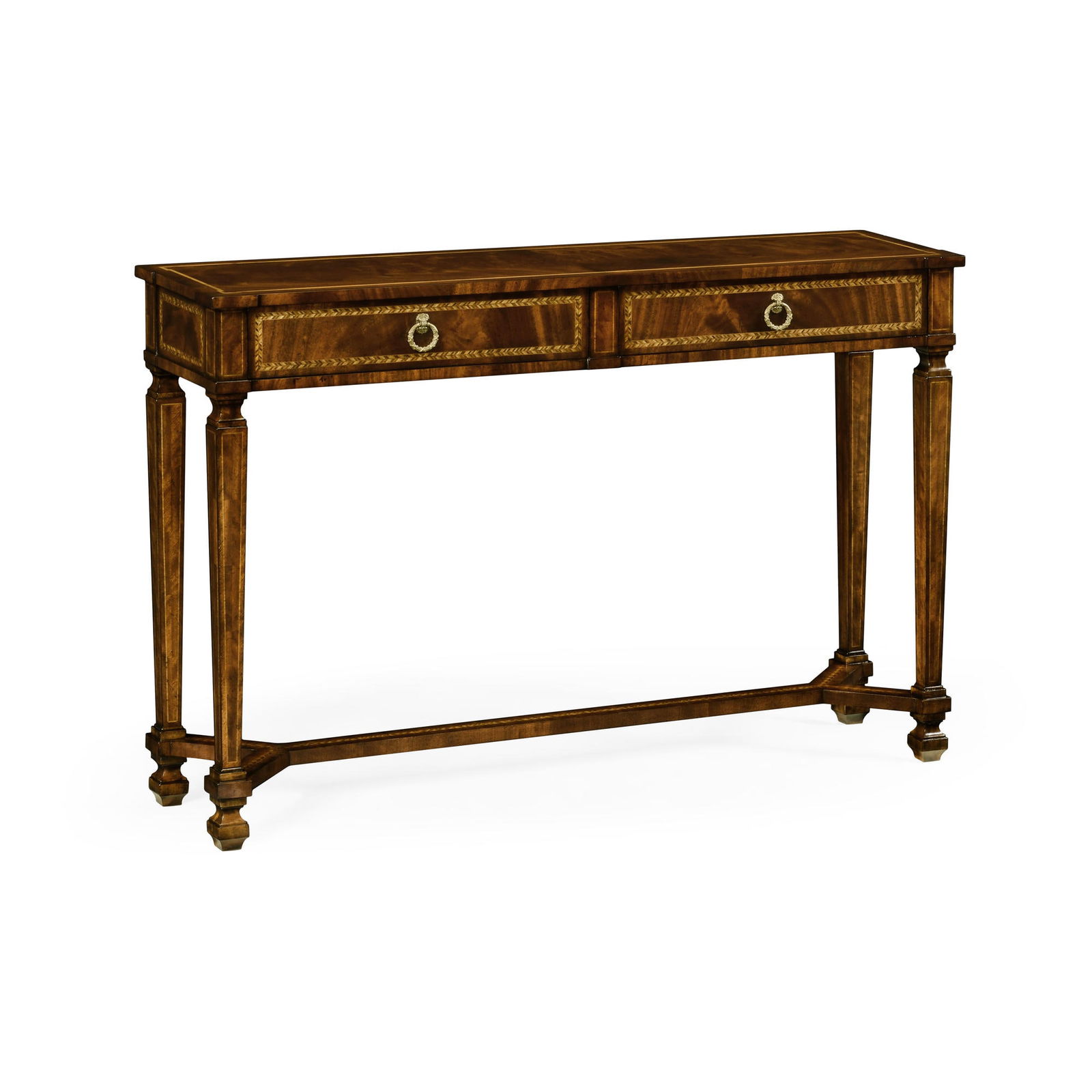 Jonathan Charles Buckingham French Empire Mahogany Console Table (1 of 6)