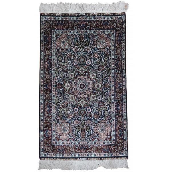 Exquisite 2.6 x 4 Silk Persian Qum Rug for Elegant Decor: Exquisite 2.6 x 4 Silk Persian Qum Rug for Elegant Decor Free continental US Shipping Enhance your living space with this exquisite 2.6 x 4 Fine Silk Persian Qum Rug. Known for its luxurious feel and