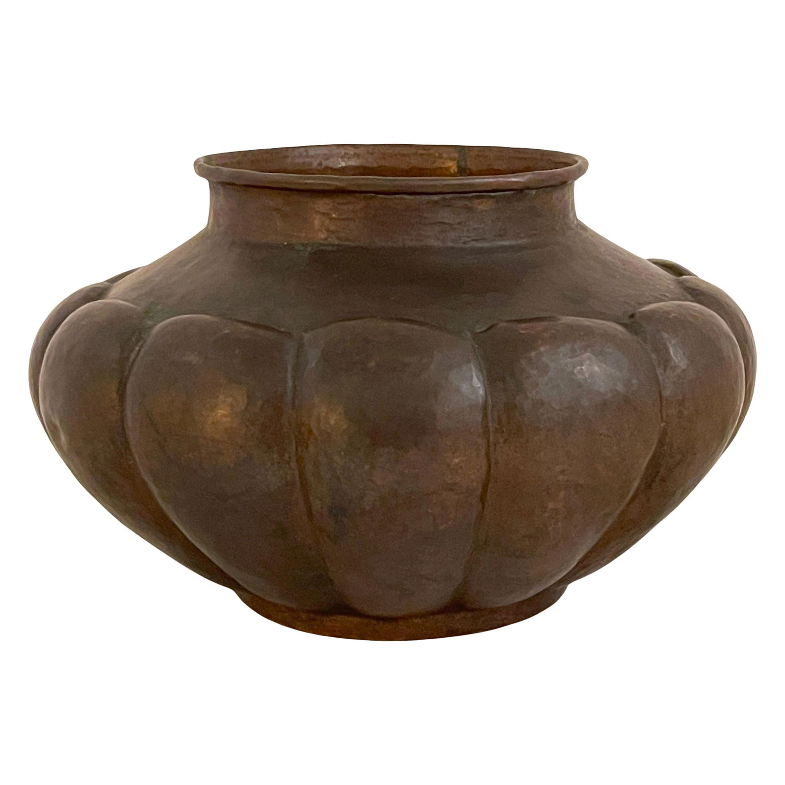 Roycroft Arts & Crafts Copper Forged Bulbous Vase 1905 Roycroft Inn Authentic (1 of 9)