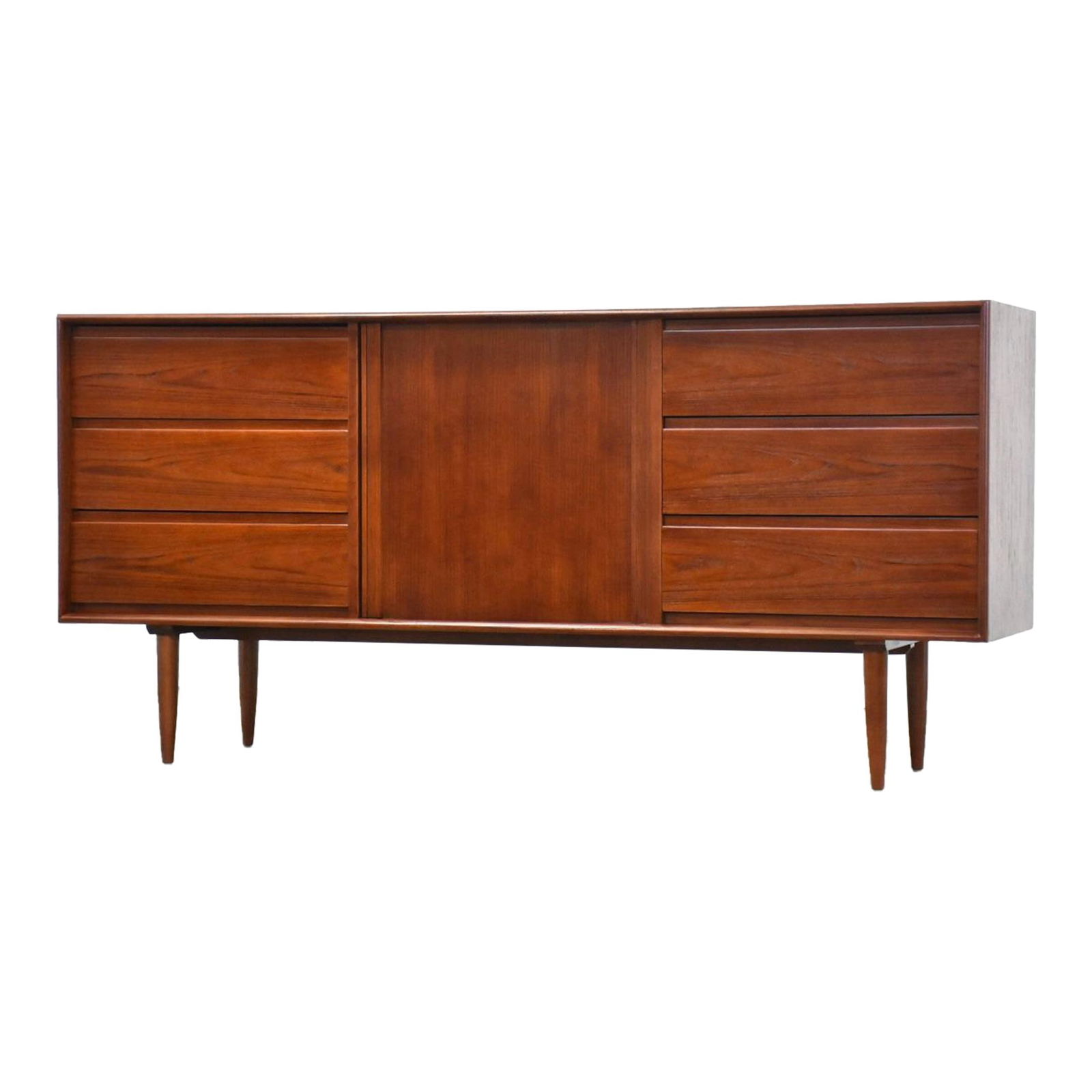 1960s Danish Modern Teak Sideboard Credenza by Danflex Systems (1 of 3)