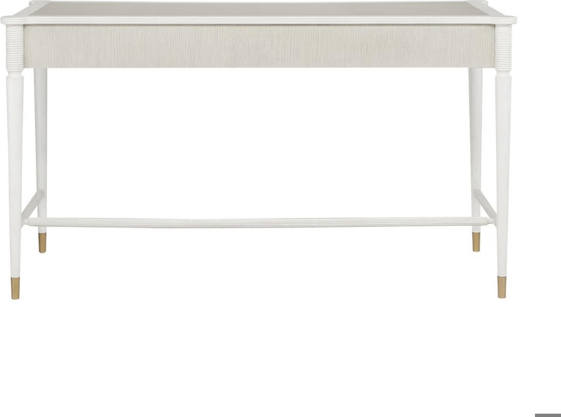 Currey Aster Desk English Traditional Style Brass Fog Finish 54x24 (1 of 7)