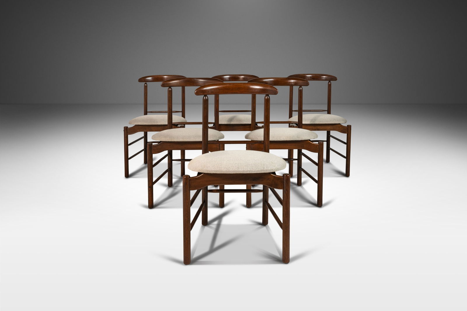 Set of 6 Greta Magnusson Grossman Dining Chairs for Glenn of California Mid-Century Modern (1 of 10)