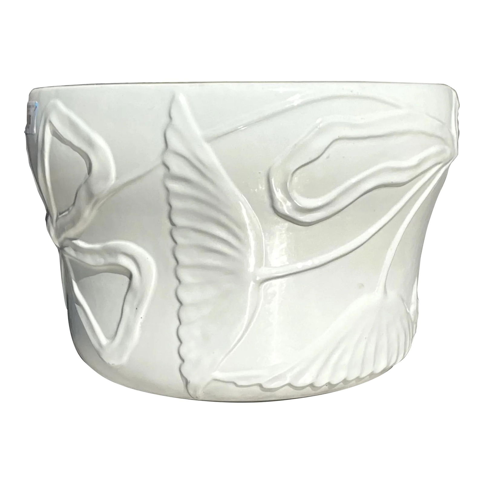 Vintage Italian Hand-Painted Ceramic Planter 14 x 14 x 9.5 (1 of 10)