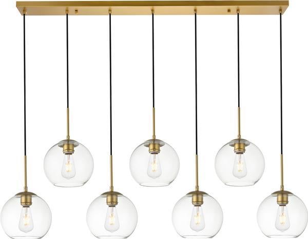 Baxter Brass Pendant Light Vintage Style Transitional Design UL-Listed (1 of 1)