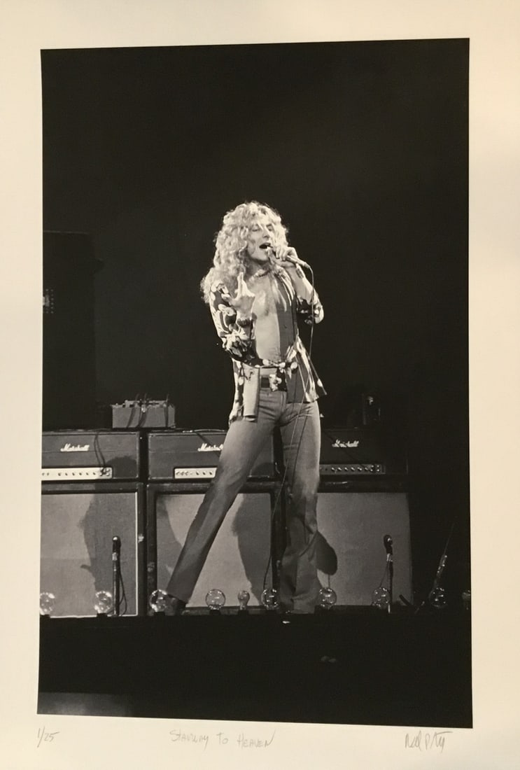 Limited Edition Neil Portnoy Giclee Signed Robert Plant Stairway to Heaven Print (1 of 5)
