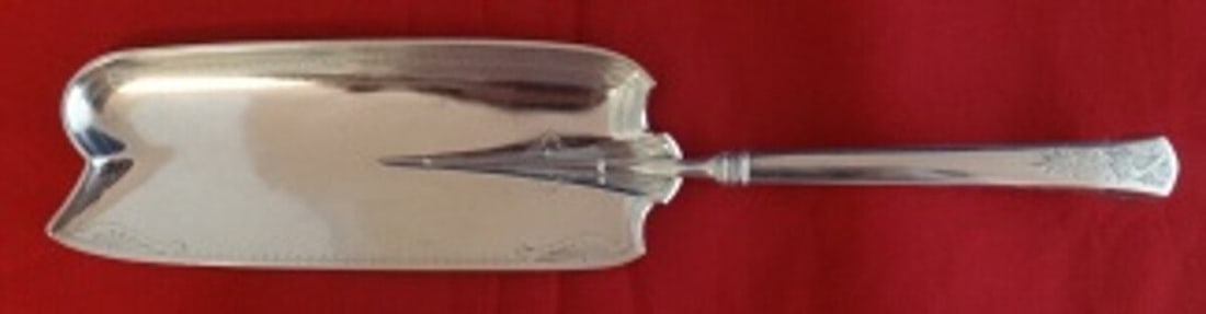 Gorham Angelo Sterling Silver 13 Inch Bright-Cut Crumber Antique (1 of 2)