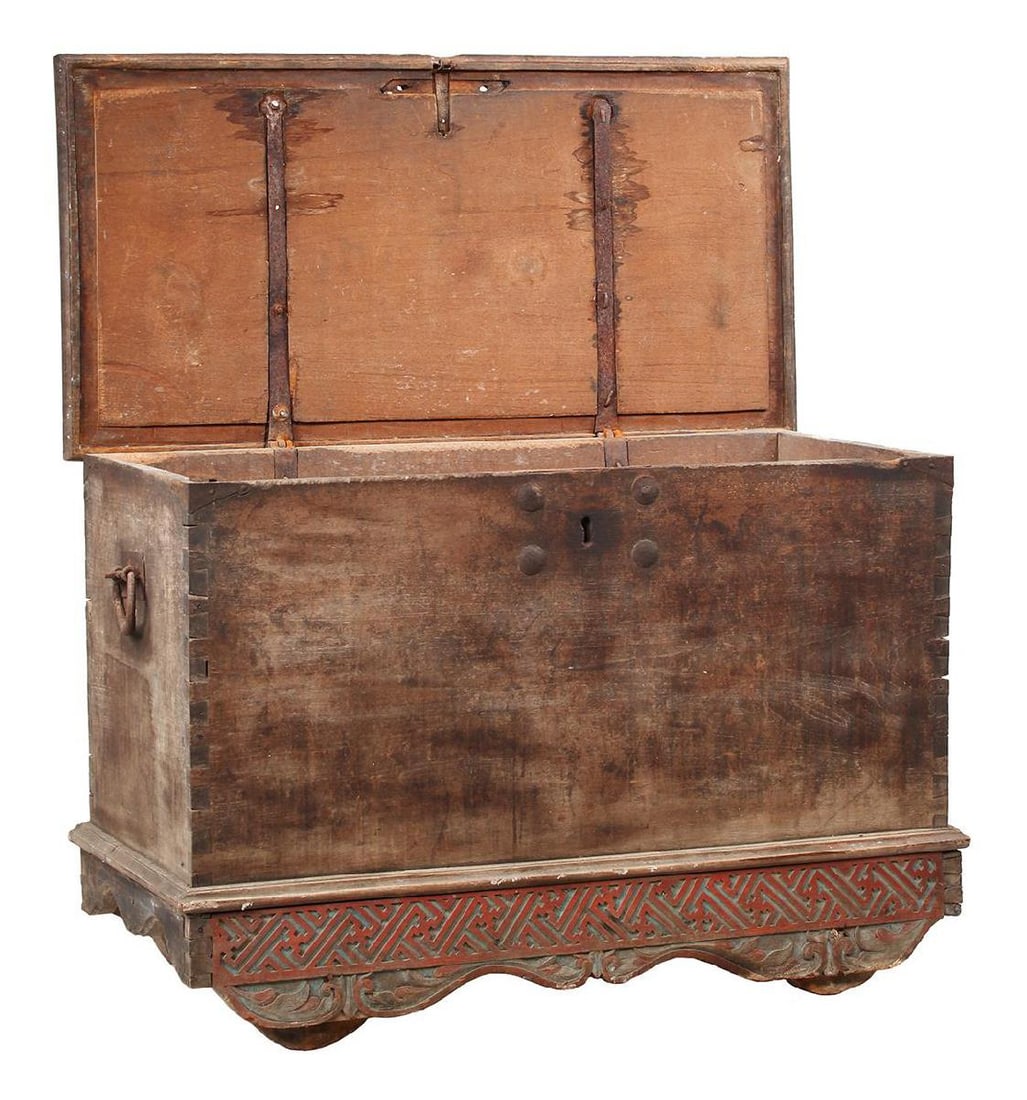 Asian Antique Style Teak Gerobog Table 36H 54W 28D: Asian Antique Style Teak Gerobog Table 36H 54W 28D Introducing the Vintage Style Charm of Teak Gerobog Table, a beautifully crafted piece that embodies the elegance of antique design. This table, made