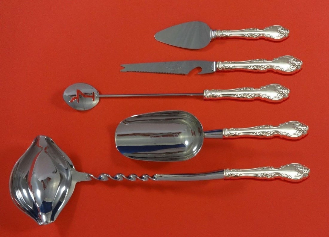 Gorham Melrose Sterling Silver 5pc Custom Cocktail Bar Set (1 of 1)