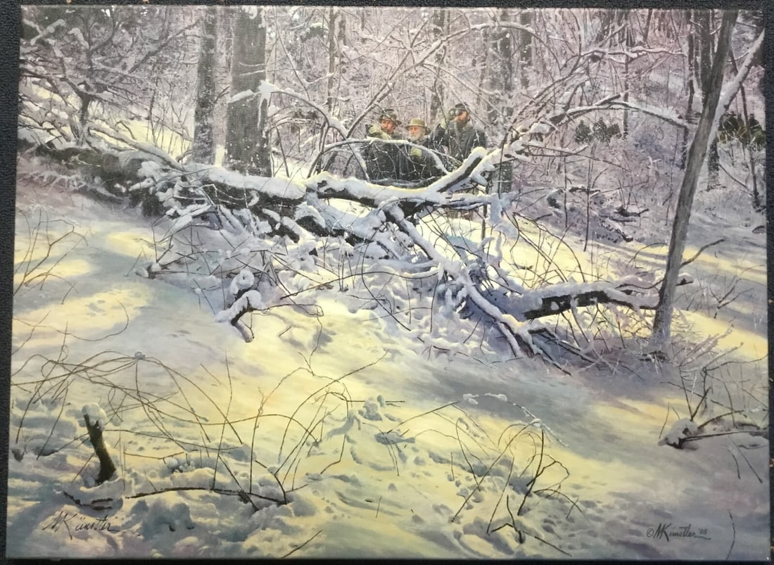 Mort Kunstler So Close To The Enemy Limited Edition Giclee Canvas Print Signed: Mort Kunstler So Close To The Enemy Limited Edition Giclee Canvas Print Signed This stunning piece titled "So Close To The Enemy" by Mort Kunstler captures a poignant moment in Civil War history, show