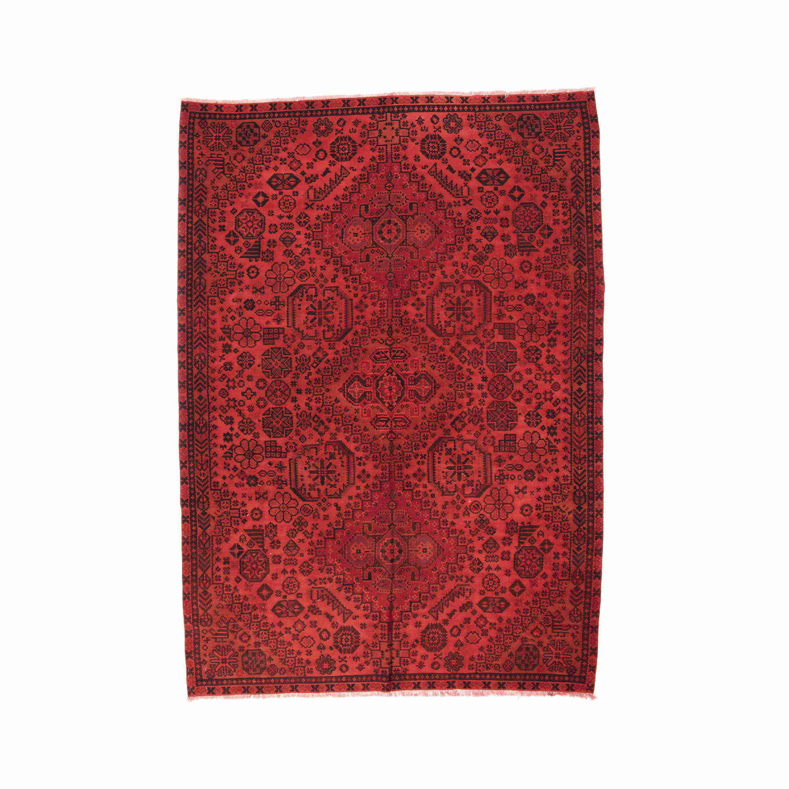 Authentic Gocmen Handmade Wool Kilim 78.7 x 111 Inches (1 of 8)