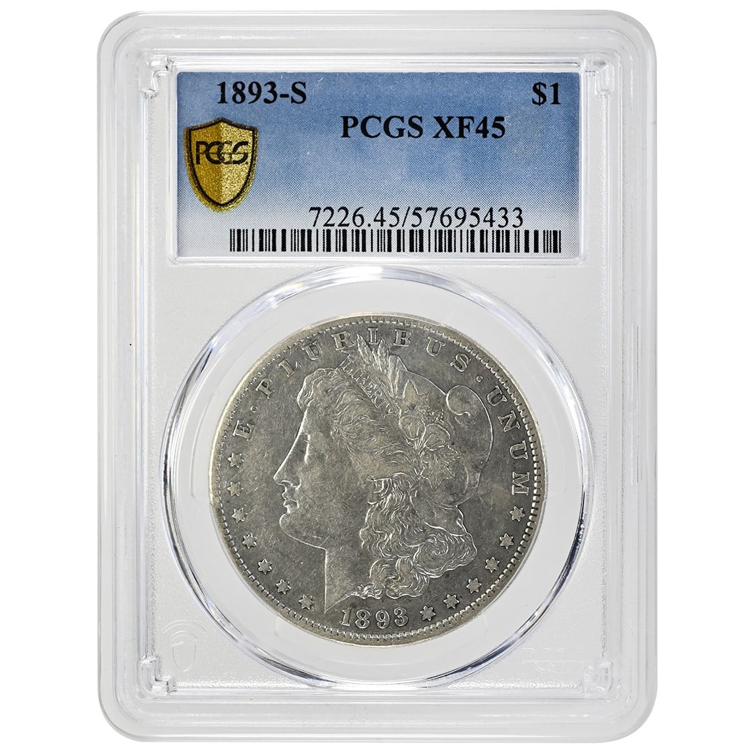 PCGS XF45 1893-S Morgan Silver Dollar Key Date San Francisco Mint (1 of 4)