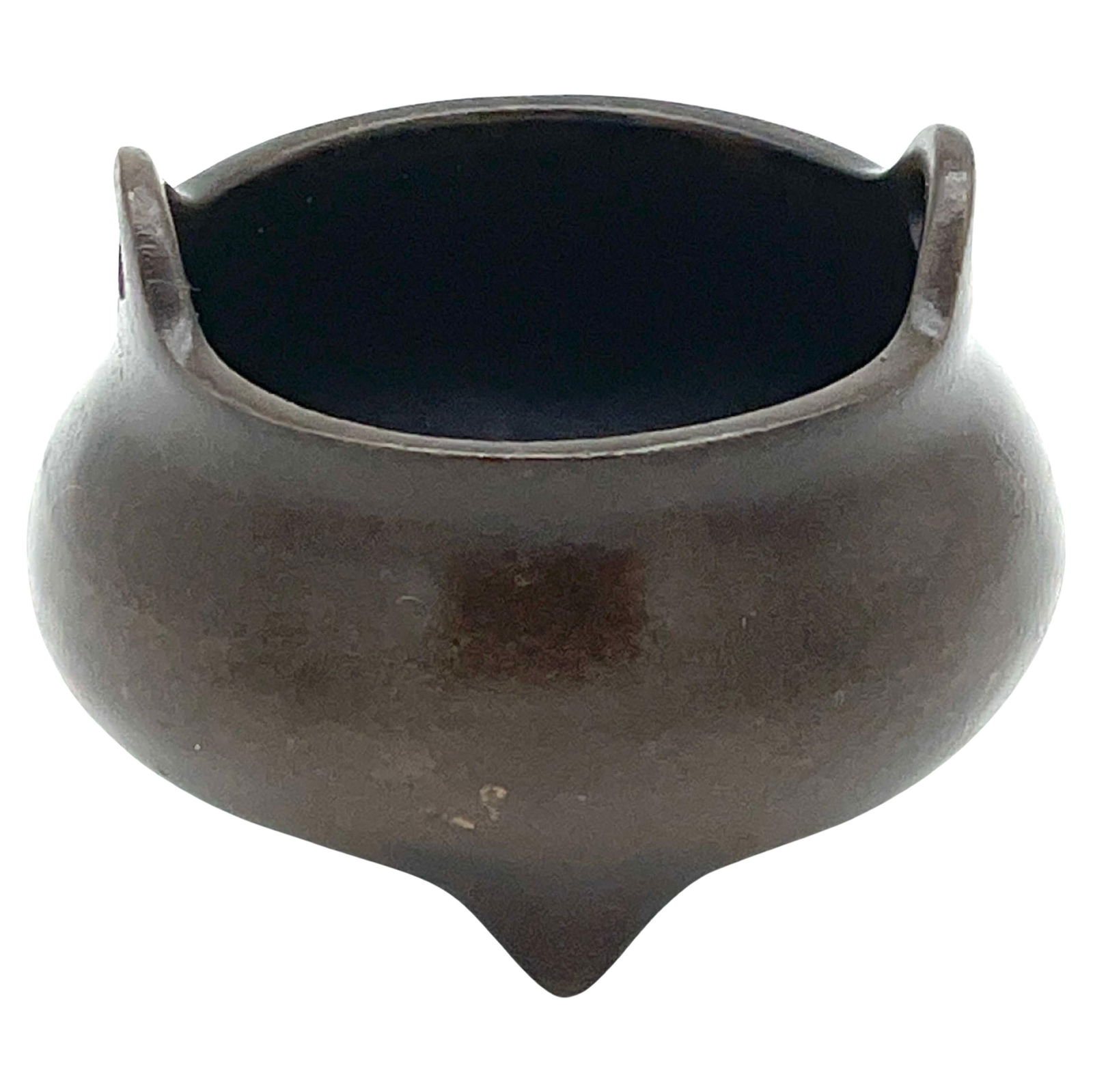 Chinese Bronze Censor with Handles Signed 20th Century (1 of 8)