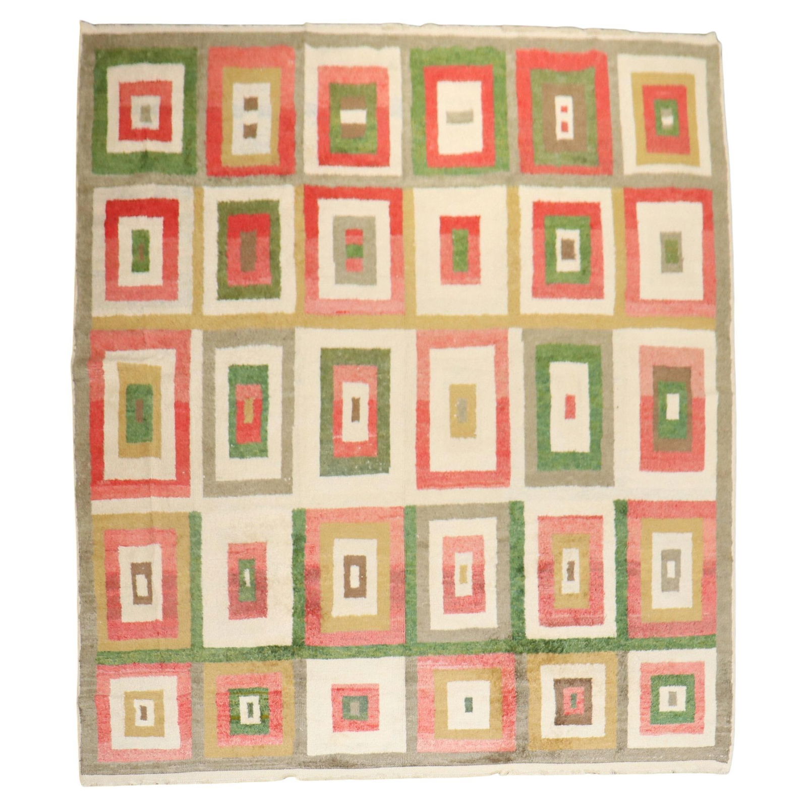 Unique Contemporary Turkish Tulu Wool Rug Scandinavian Modern 8'6 x 10'8 (1 of 10)