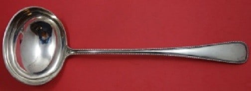 A. Dragsted Perlekant Sterling Silver Soup Ladle 14 Inch (1 of 1)