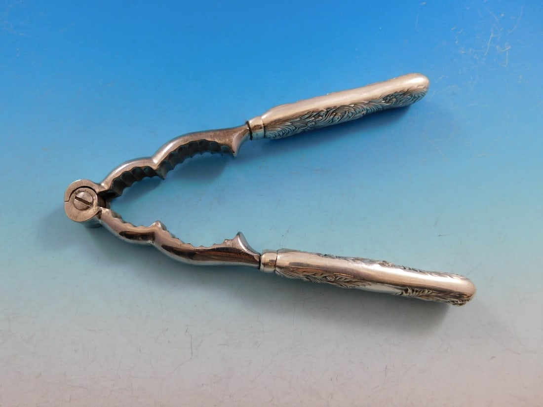 Tiffany & Co Chrysanthemum Sterling Silver Nut Cracker 6 1/4" (1 of 5)