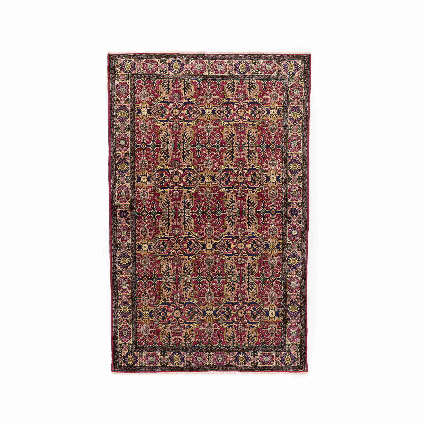 Authentic Handmade Kayseri Carpet Wool on Cotton 61 x 96.9 Inches (1 of 8)