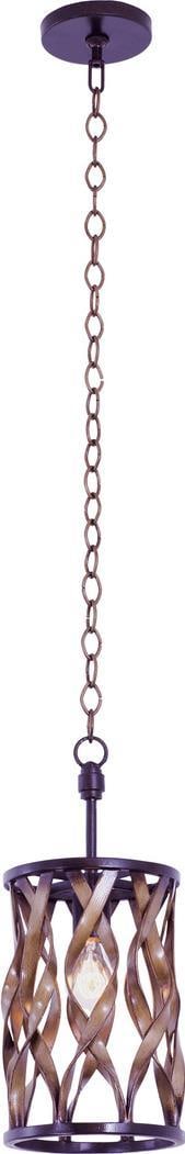 Kalco Soho Industrial Mini Pendant Light Green Milk Chocolate (1 of 1)