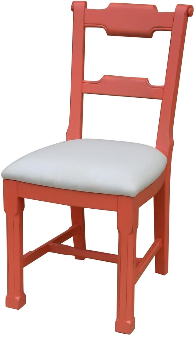 Trade Winds Harborton Mahogany Dining Chair Coral Finish (1 of 1)