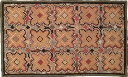 Putnam Multi-Color Wool Rug 4x6 New Hooked Design (1 of 1)